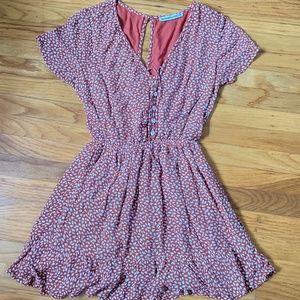 Abercrombie & Fitch Ruffle Mini Dress